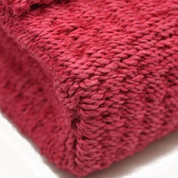 Saint Laurent ﻿Medium Kate Raffia Shoulder Bag Pink Glo - Picture 5 of 15